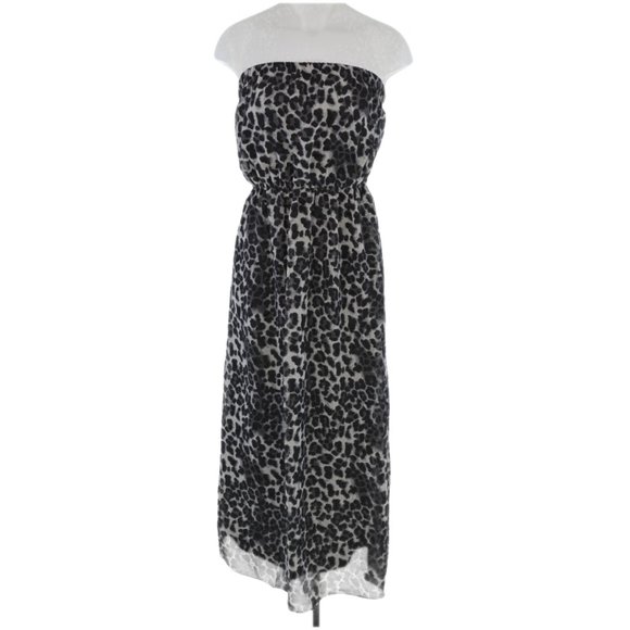 Forever 21 Leopard Print Lined Maxi Dress (S) - Picture 1 of 3